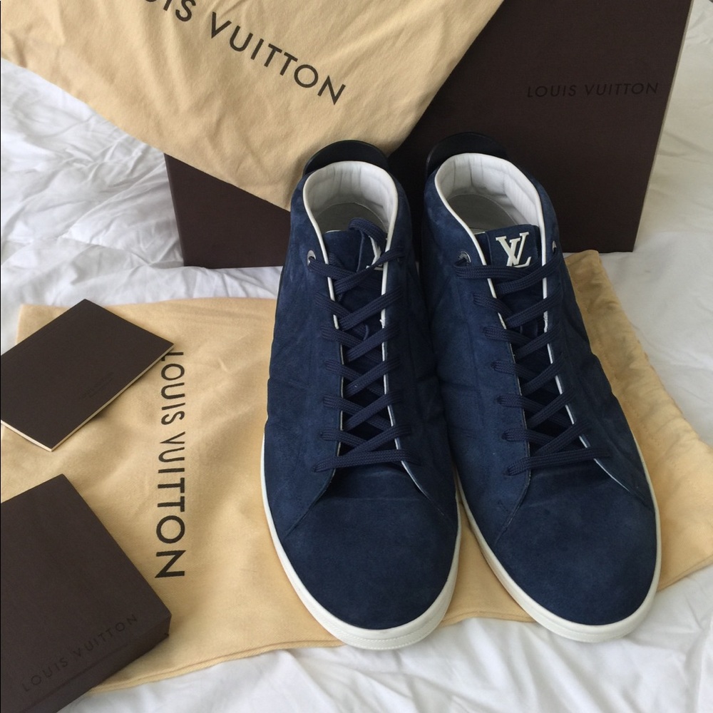 Louis Vuitton Suede Hightops